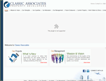 Tablet Screenshot of classicassociates.com